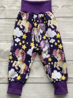 Fleece Thermo Pumphose Einhorn Gr. 74/80 Neu