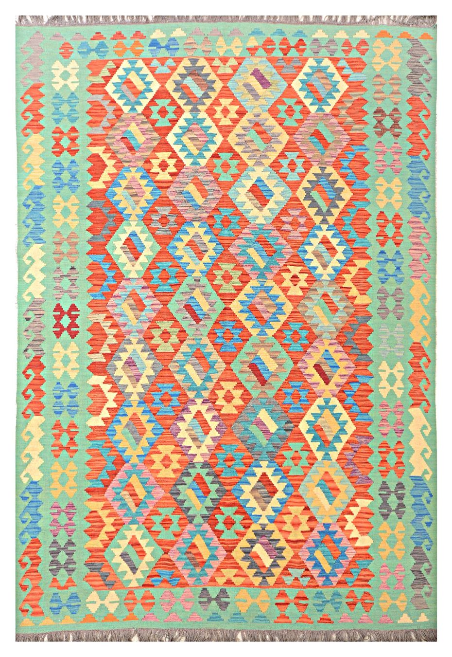 Kelim Tappeti: Oriente Kelim Teppich 200x300 cm – Nuovo e nell'imballaggio originale da Lahore venduto da Fairways79 2