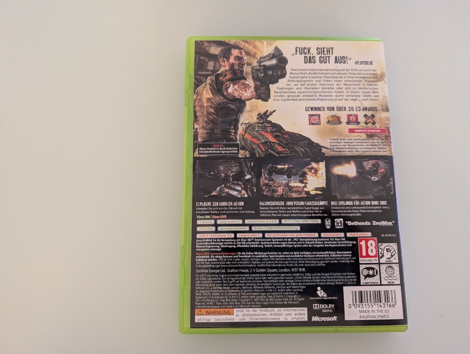 Microsoft Giochi: RAGE Anarchy Edition (Xbox 360) – Usato da Winterthur venduto da sax8400 2