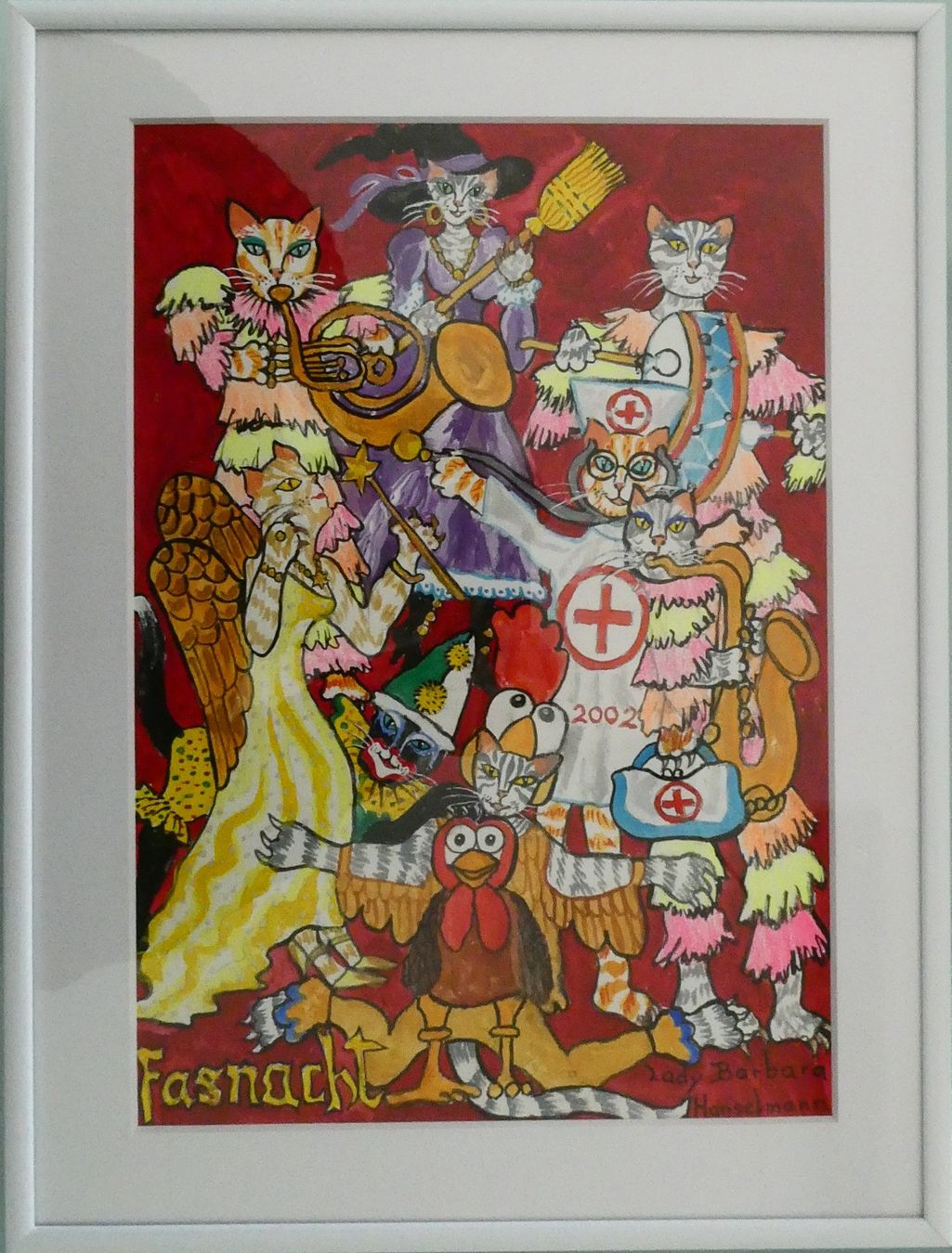 Gemälde: Bilder: 4 Originale von Lady Barbara Hanselmann + Kalender – Gebraucht aus Rubigen von OPERNFREUND 2