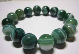 natürlicher Achat 12mm Edelstein Armband