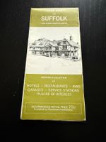 Suffolk Strassenkarte, vintage - perfekt für Sammler!