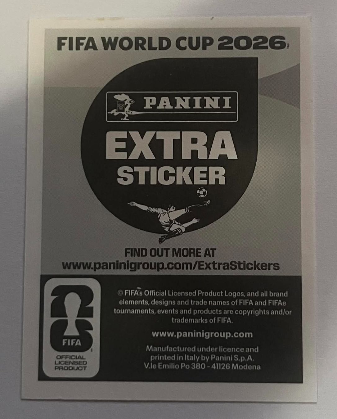 Panini Carte collezionabili: Cody Gakpo Extra Sticker Silber - Panini WM26 – Usato da Volketswil venduto da Shane.02 2