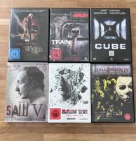 6 Horror DVD Filme Saw Halloween Cube etc