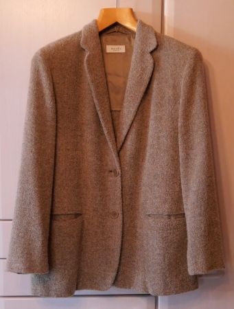 Blazer en laine bouclée MasKa, taille 40, automne/hiver