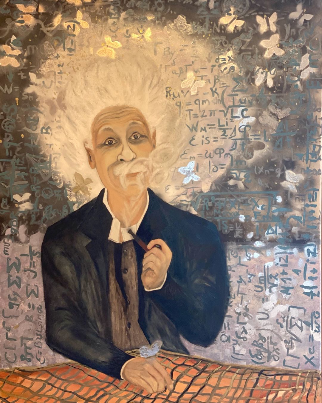 Dipinti: Einstein  /Oil Bild Kunst Doks – Nuovo (secondo la descrizione) da Beromünster venduto da dok_b8mf 4