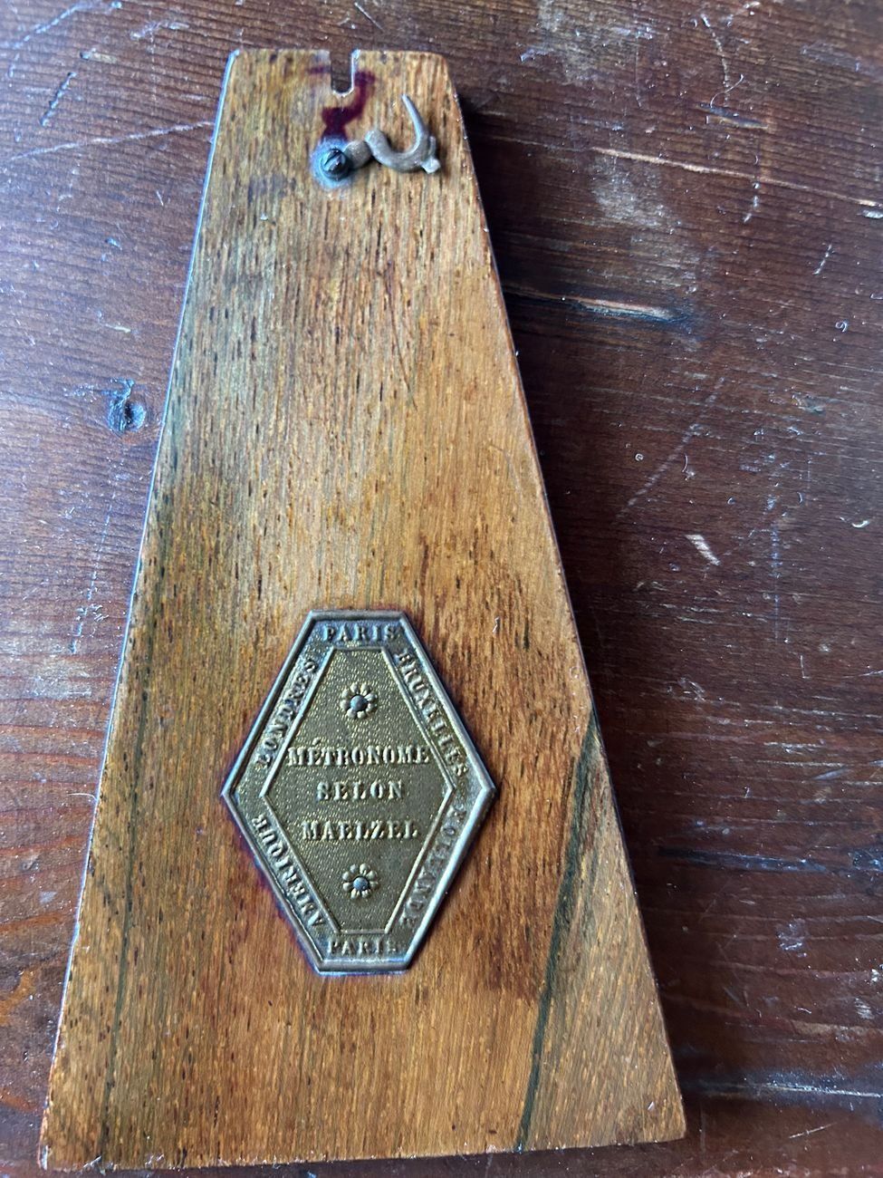Misurare: Antikes Vintage Maelzel Metronom – Usato da Kestenholz venduto da oldietoys