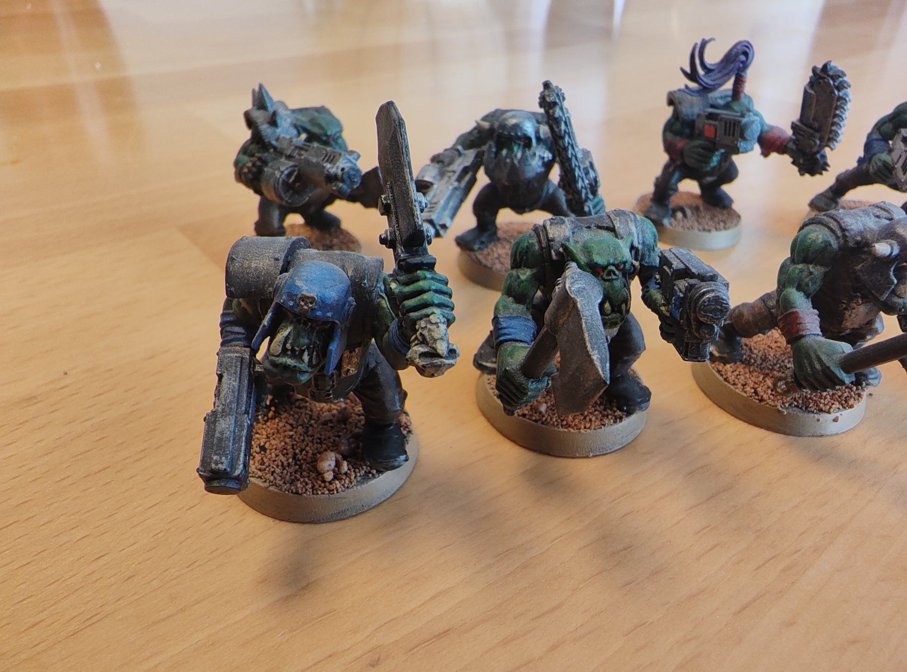 Kit di modellismo & Modellini statici: WARHAMMER 40K - OLD ORKS BOYS FULLY PAINTED 3RD EDITION – Usato da Matran venduto da Rafiki91 1