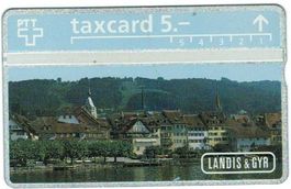 Taxcard 303L_95623 L&G Zug 5 Fr 2.Auflage 500 Ex ungebraucht