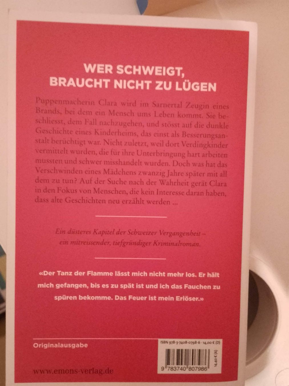 Libri: Julia Koch - Sarner Feuerbad – Usato da Gurtnellen venduto da AlexandraB51 1