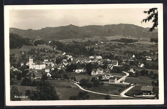 Cartes postales: Bäretswil, Blick auf den Ort aus der Vo – D'occasion à Berlin par bartko-reher