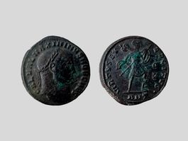 AB 1.- Follis Zweite Tetrarchie ca. 305–306 n. Chr. Bronze