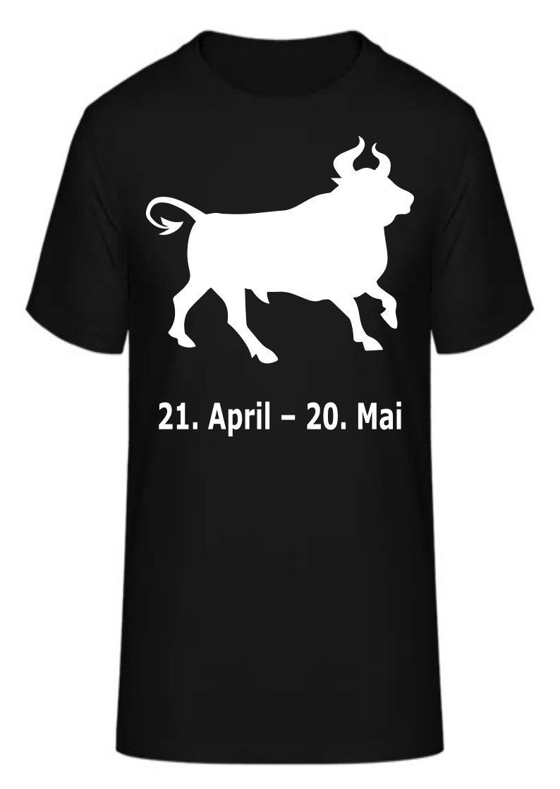 T-shirt: T-Shirt Sternzeichen Stier – Nuovo e nell'imballaggio originale da Zürich venduto da HarlacherIT