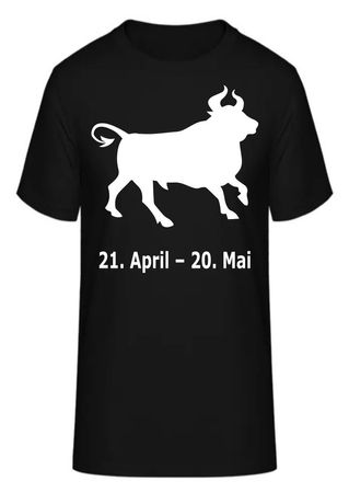 T-Shirt Sternzeichen Stier