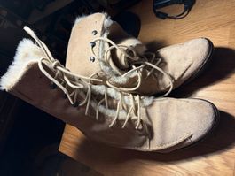 Tommy Hilfiger Winterstiefel Wildleder/Tierfell-Fütterung