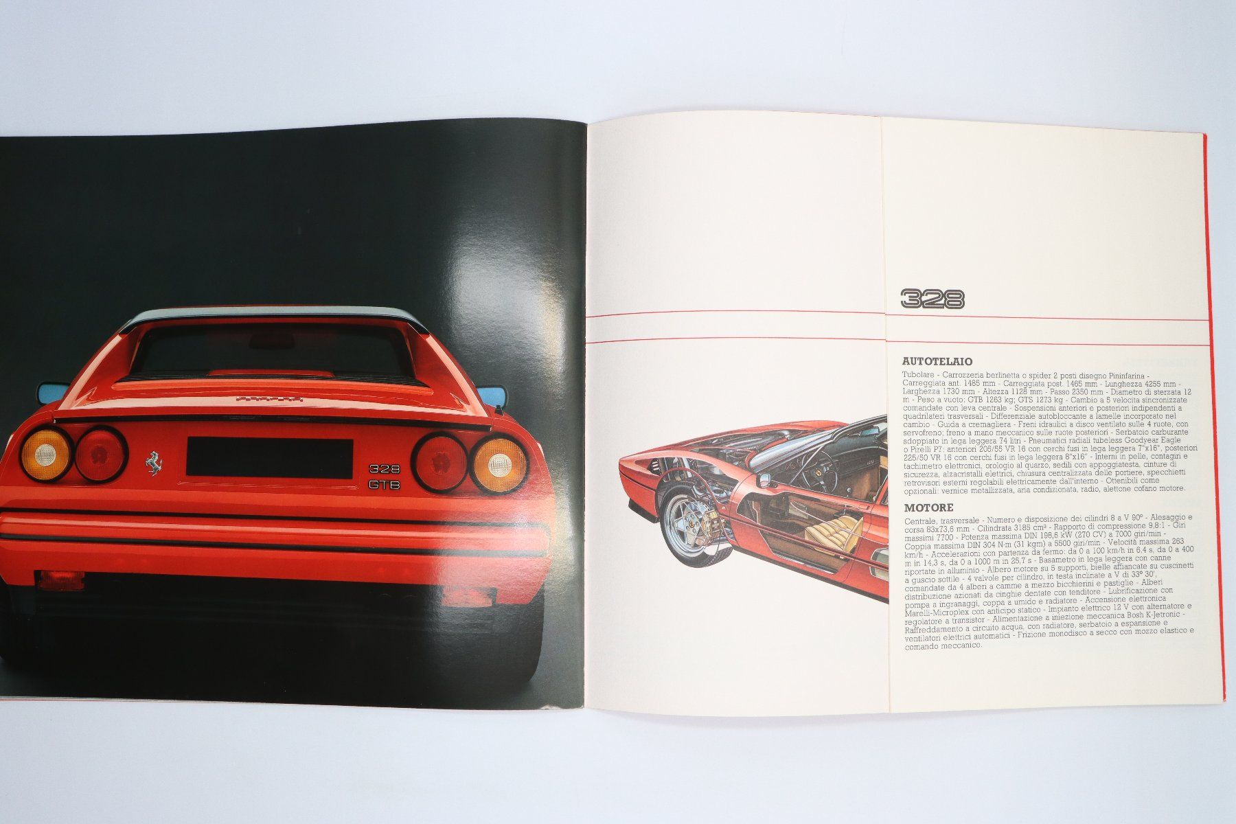Ferrari Documenti: Ferrari 328 GTB / GTS 1986 Prospekt – Usato da Bühl b.Aarberg venduto da Collectorpassions 8