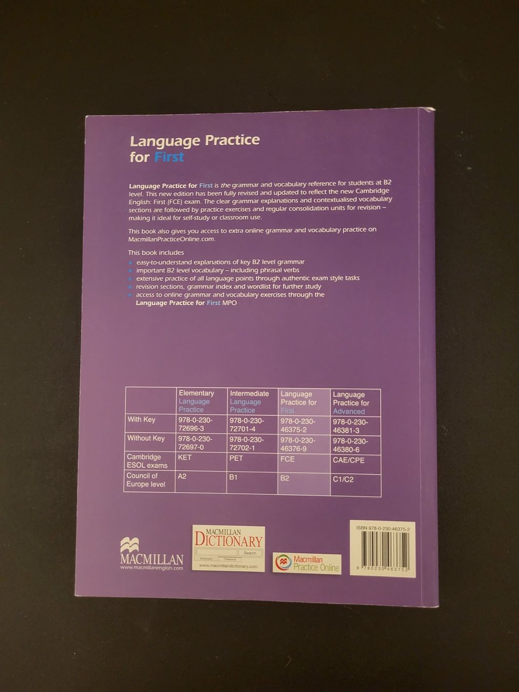 Libri: Michael Vince: Language Practice for First, 5th Edition – Usato da Gurmels venduto da pop_ljf5 1