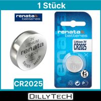 Renata CR2025 Lithium Knopfzellenbatterie - 1 Stk.