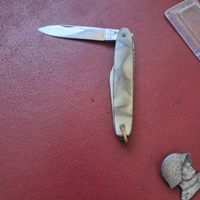 Taschenmesser Perlmutt Optik gebrauchter Zustand
