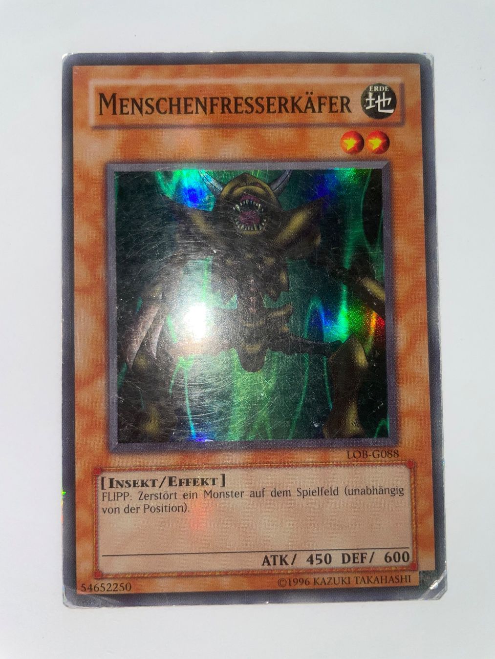 Yugioh Carte collezionabili: GOAT | LOB | Menschenfresserkäfer | SR – Nuovo (secondo la descrizione) da Altstätten SG venduto da ChangeMaker