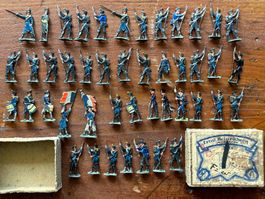 Blei- Zinnsoldaten in orig. Schachtel Bodentruppe Frankreich