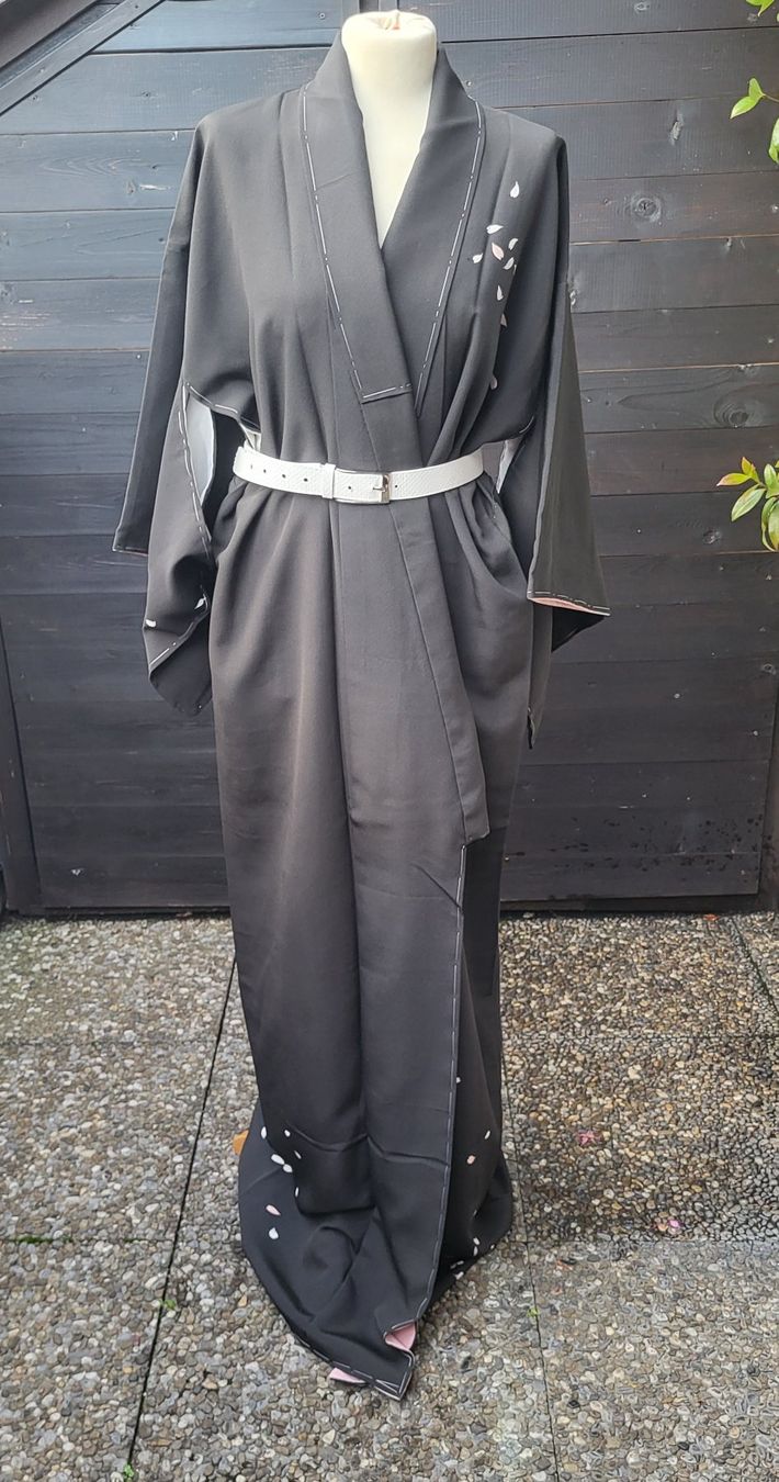 Kimono: Kimono japonais noir – Nuovo (secondo la descrizione) da Fribourg venduto da VictoriaShop7