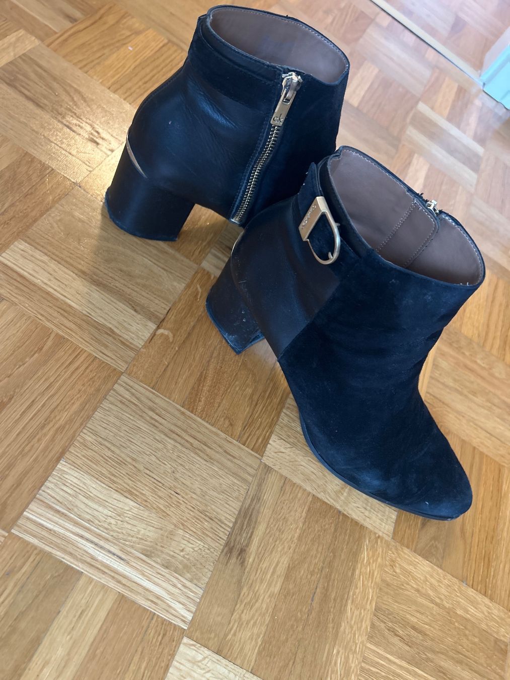Scarpe da donna: Schwarze Wildleder/Leder Stiefeletten, Grösse 41 – Usato da Zürich venduto da 11Orchidee30 1