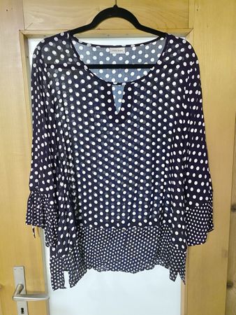 Leichte Punkte Bluse von Gerry Weber Gr 44 XL