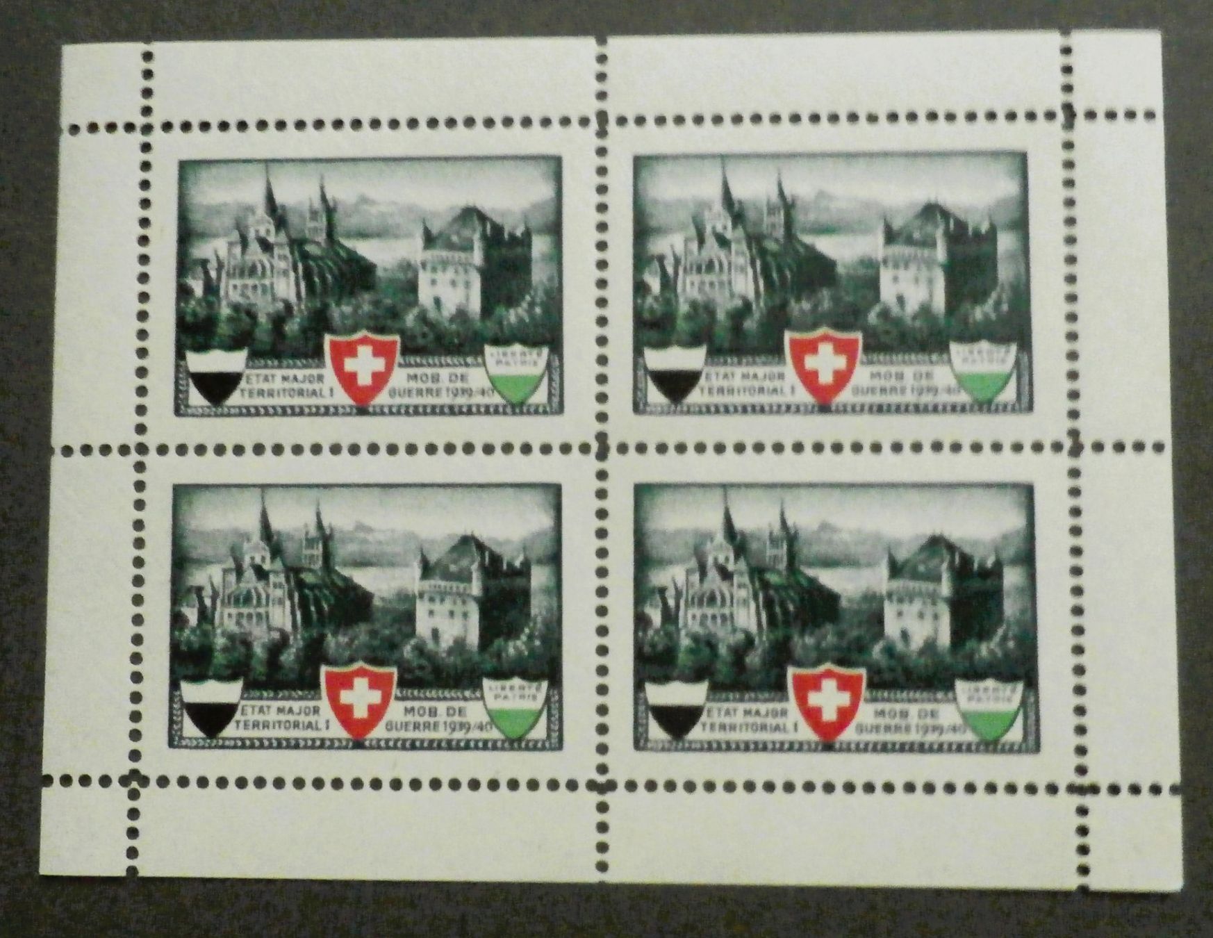 Tous les timbres: CH Soldatenmarken Block** – Neuf (Voir description) à Kehrsatz par Bernherb2 1