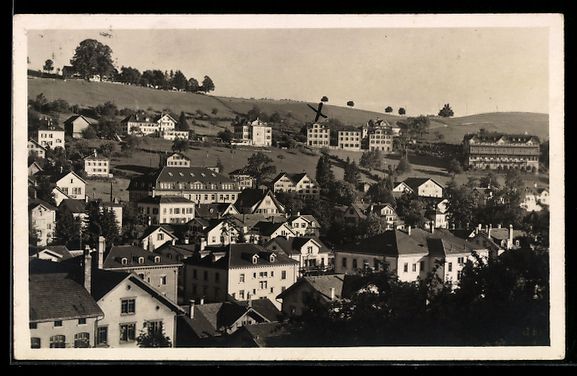 Cartoline postali: AK Herisau, Teilansicht, 1927 – Usato da Berlin venduto da bartko-reher
