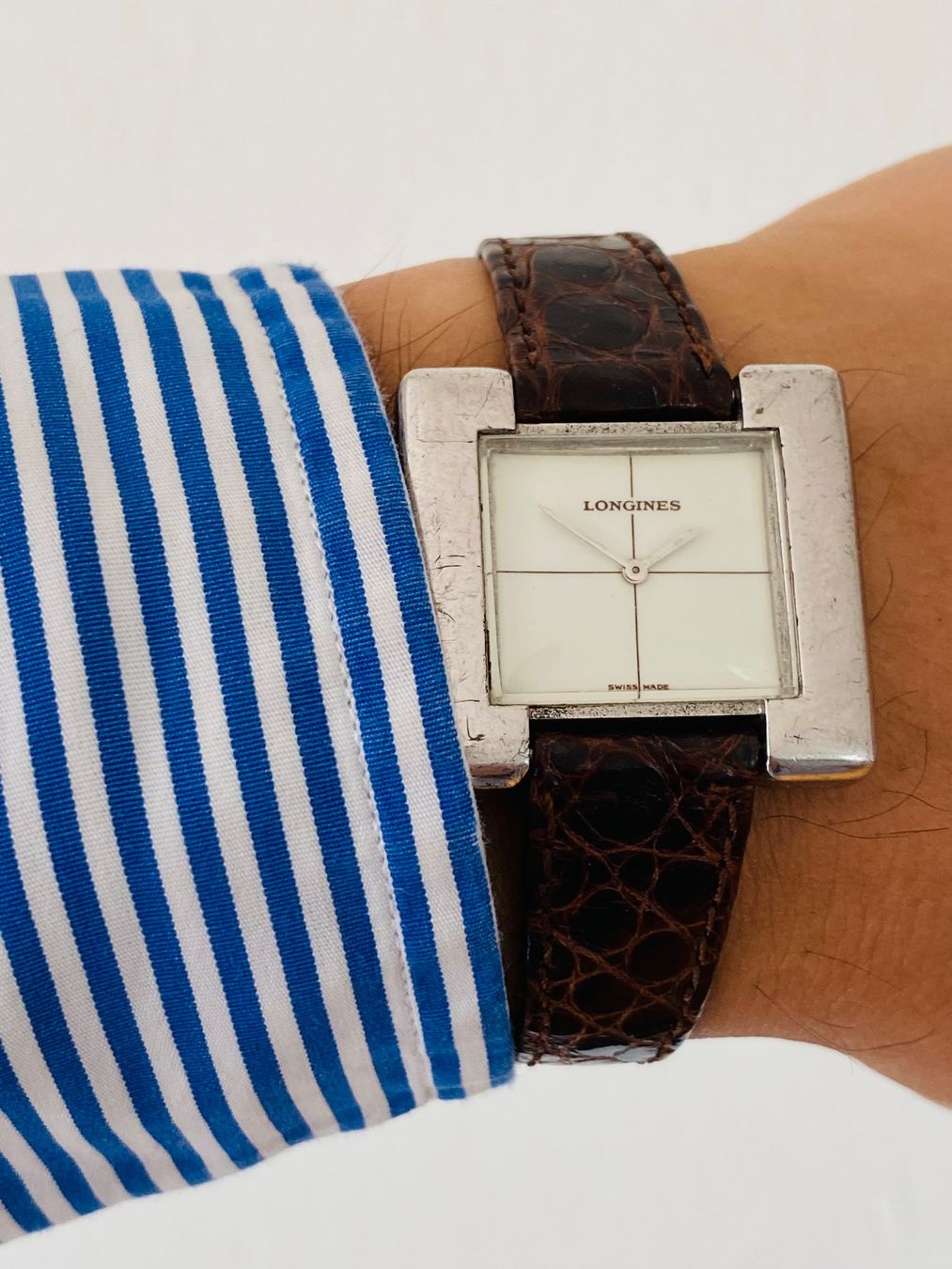 Longines Orologi: Longines Serge Manzon ref. 5004 Silver 925 - Rare / Selten – Usato da Küsnacht ZH venduto da Pedramy 2