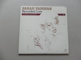 Doppel LP USA Jazz Sängerin Sarah Vaughan 1977 Recorded Live