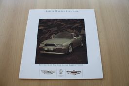 Aston Martin Virage Prospekt  30.5 x 30.5 CM 1988