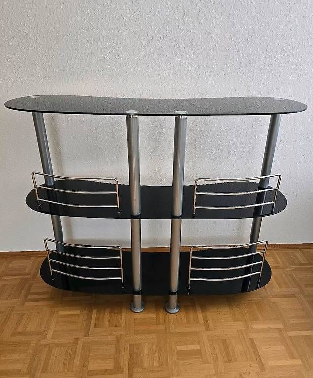 Tavoli: Moderner Bartisch - Neu und originalverpackt, Glas Schwarz – Usato da Niederwangen BE venduto da Benny.7 2