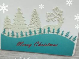 Stanzschablone Nr.179, Weihnachtsbäume (Sizzix geeignet)
