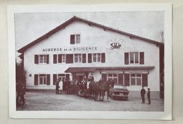 ALTE ANSICHTSKARTE AUBERGE LA DILIGENCE