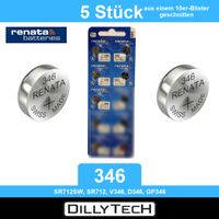 Renata 346 SR712SW Knopfzellenbatterie - 5 Stk.