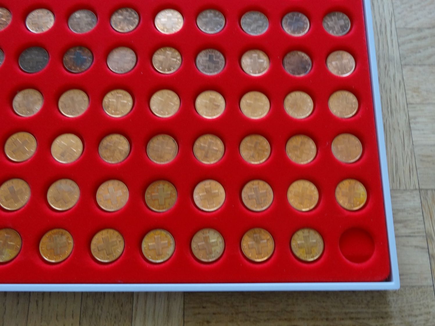 Tutti le monete: 1 Rp.  Lot Complet 1898 - 2005 – Usato da Romanel-sur-Lausanne venduto da Swift13 4