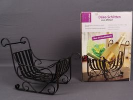 IDEENSHOP Deko-Schlitten Weihnachtsdeko