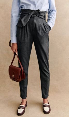 SEZANE "Austin" wunderschöne Graue Hose New XS-S