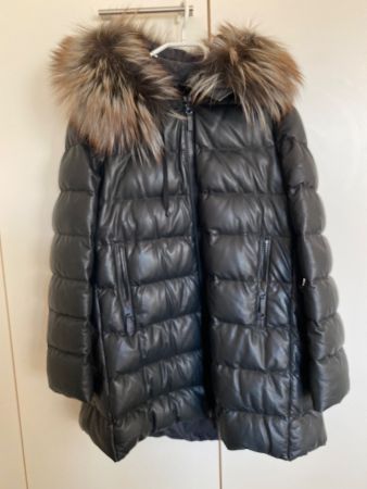 Jacke Mantel Jay Daze Couture 36 Lammleder Echtpelzbesatz
