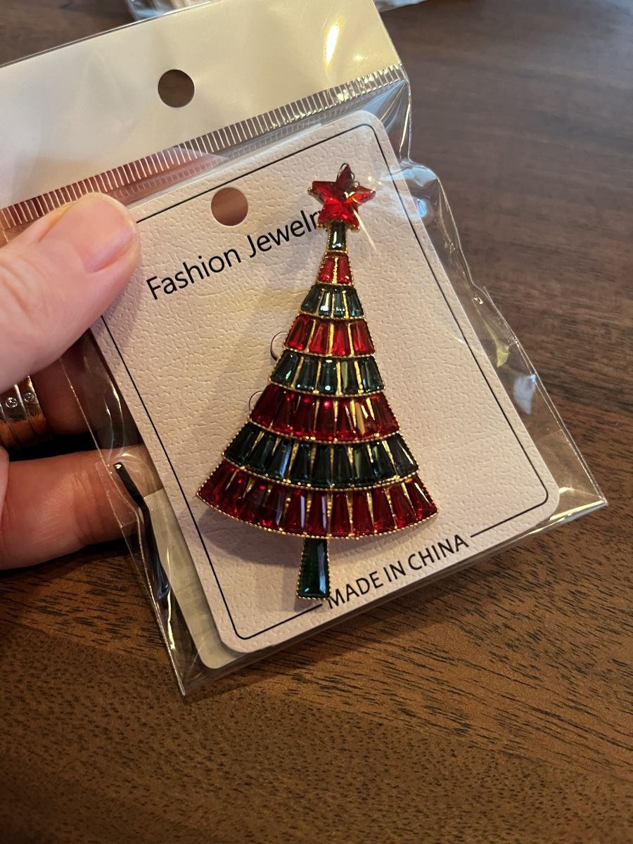 Spille & Fermagli: Brosche Weihnachtsbaum (Christbaum) – Nuovo e nell'imballaggio originale da Gams venduto da Mariawicca 1