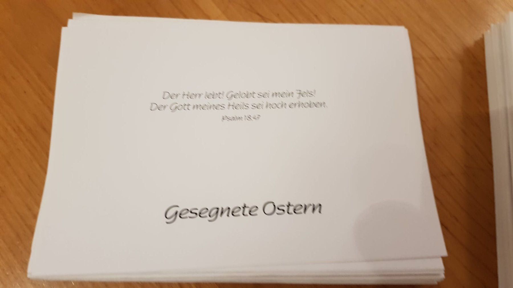 Cartoline: Einlageblätter Ostern Konfirmation GRATIS NEU – Nuovo e nell'imballaggio originale da Spiegel b. Bern venduto da ale_x59l 9
