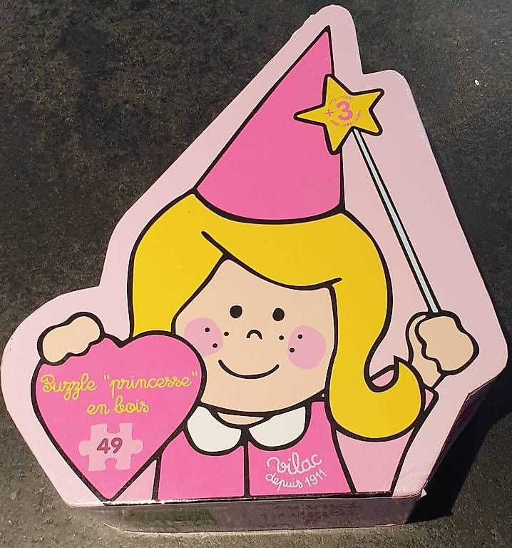 Puzzle: Vilac Puzzle en bois Princesse 49 pièces – Usato da Frasses venduto da rap_vkw7