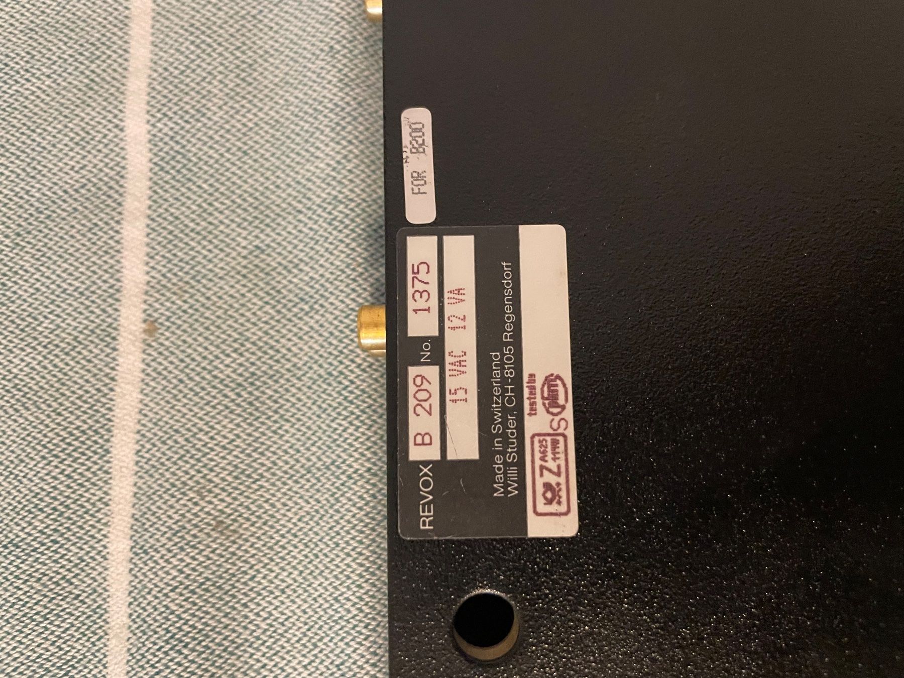 Revox Amplificatori: ReVox B209 – Usato da Zürich venduto da beli_30 3