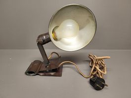 Klemmlampe Adjusto- Lite Antik mit Kabel und Stecker