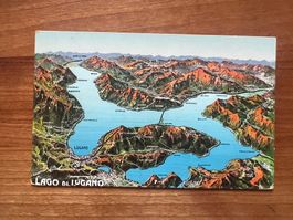 AK   ca. 1930 Lago Lugano  Panorama ungelaufen   (G1782)