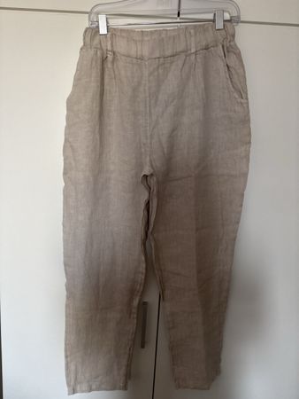 Bohemianaa Leinenhose Beige, Grösse M – Sommerhose 🌞 (54)