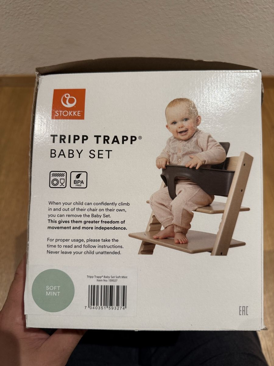 Stokke Seggioloni: Stokke Tripp Trapp Baby Set Soft Mint – Usato da Reiden venduto da Lfachmann 3