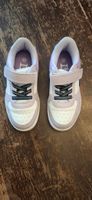 Basket enfant blanche & violette, L&D taille 30, quasi neuve